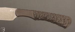   Couteau " Tissk" fixe par Bastards Knives X Christophe Verstappen