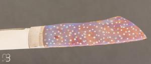 Couteau " air Points " par Roberto Ottonello 12 grammes