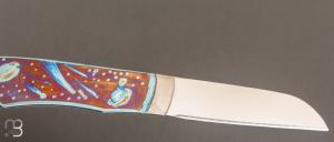  Couteau " air planètes " par Roberto Ottonello 10 grammes