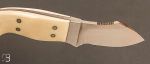   Couteau droit " Rabbit Skinner " par Florian Berthoud - Floris - G10 et CPM-154