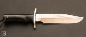 Couteau droit Randall N°14 - 7 1/2" "Attack" - Micarta noir