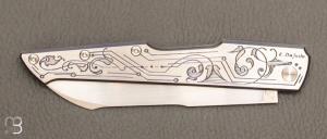   Couteau " Slipjoint "  custom par Philippe Jourget - Titane et RWL34