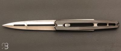    Dague " Skeletonized " liner lock par Petr Hofman - Zirconium et RWL34