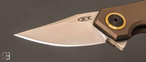 Couteau " ZT0022TIBRZ " de Zéro Tolerance - Design by Tim Galyean