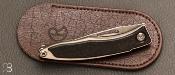 Couteau Mnandi  Bog Oak Drop point de Chris Reeve - MNA-1000