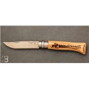 Couteau Opinel N°8 Cerf Animalia