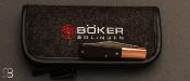 Couteau Böker Solingen - Barlow Copper Integral Micarta  - 110054