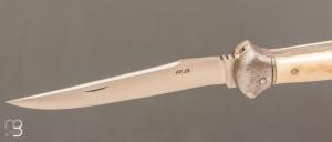 Couteau " Châtellerault 12cm "  de Robert Beillonnet - Bois de renne et RWL34 