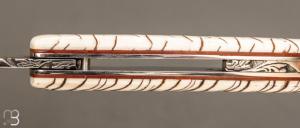 Couteau " Danang " par Citadel Dep Dep - Pomme de pin stabilisé