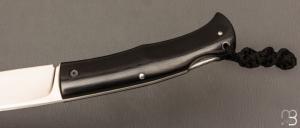    Couteau " Drop " custom lock-back par Raphaël Durand - G10 et RWL-34