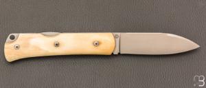   Couteau Editions G " Le Gentleman "  Micarta par Eric Parmentier