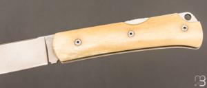   Couteau Editions G " Le Gentleman "  Micarta par Eric Parmentier