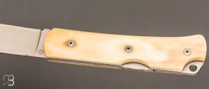   Couteau Editions G " Le Gentleman "  Micarta par Eric Parmentier