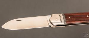   Couteau " Empire " de collection par Benjamin Mittay - Palissandre et nacre