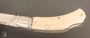   Couteau  " Fox #0 Lock Back" par Aleksandr Vetrov - Micarta / M390
