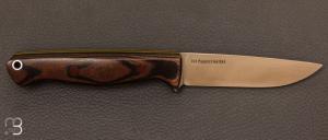 Couteau " Gunny Hunter LT "droit custom micarta et Elmax par Bark River