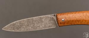   Couteau " Hook  " custom par Raphaël Durand - Kevlar "Thunderstrike" et RWL-34