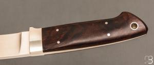 Couteau " Integral Gut Hook " par Dietmar F. Kressler - Ironwood - RARE