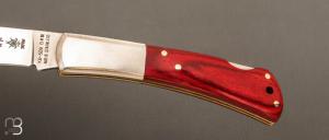 Couteau " Kaico-You " lock back par Kane Tsune - Pakkawood et AUS-8