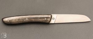 Couteau " L08 " de Perceval - Carbone damassé