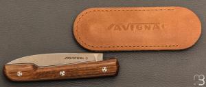  Couteau " Le Capi " par la Coutellerie Savignac - Noyer et lame en 14c28