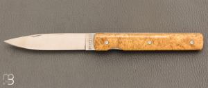    Couteau " Le Français " par Perceval - Loupe d'acacia