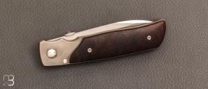 Couteau Lefty custom " par Robert Terzuola - Ironwood