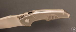 Couteau "  Muscle " Titanium par CKF Knives et Tashi Bharucha