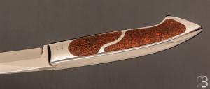   Couteau  "  Opus One " par Charles Bennica - Os de dinosaure