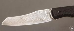 Couteau " Philéas " de Pierre Thomas - Atelier Odae - G10 et lame damax