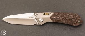 Couteau " RT-Meteor-RTPT-D " par Remette RT - Titane et lame en M390