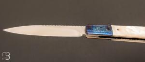   Couteau  "  Sfilato slipjoint  " par Carlo Cavedon - CavedonArt