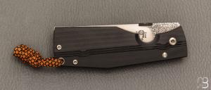   Couteau " Sika " custom par Torpen Knives - Jérôme Hovaere - G10 et D2