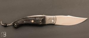   Couteau " Truand Éffilé " par Tony Ruot - Factcarbon Space Coral RWL34