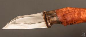  Couteau " custom  "  fixe par Roman Stoklasa - W2 et bruyère