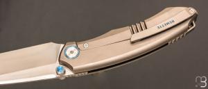 Couteau  " Wild Species WD108-G " par Remette RT - Titane et lame en M390