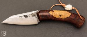    Couteau " Yakuza " de poche type Piémontais de Jean Michel Martin