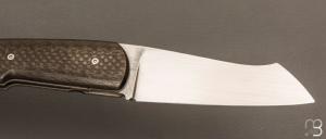  Couteau " Bohème " de Rémi Lavialle - Lame de Feu - Fibre de carbone et 90MCV8