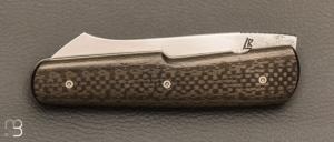  Couteau " Bohème " de Rémi Lavialle - Lame de Feu - Fibre de carbone et 90MCV8