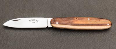 Couteau de poche modle "Navette" par Berthier - Pistachier et lame XC75