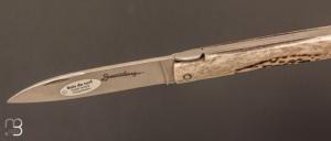 Couteau régional pliant le Sauveterre - Bois de cerf