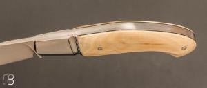   Couteau " slipjoint " par Honoré Vilain - RWL34 et ivoire de mammouth