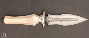   Dague custom de Samuel Lurquin - Ivoire de phacochère