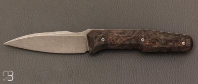   Couteau  "  Dressytak " custom de GTKnives - Thomas Gony - RWL34 et Carbon Dark Matter Copper