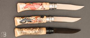 Lot de 3 couteaux Opinel N°8 Édition COSMOS