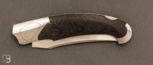 Couteau "Nuevo LockBack" pliant artisanal de Cyril Kalisz - Morta et RWL34