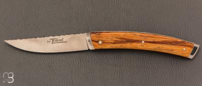    Couteau Le Thiers® Nature S N°063/100 par Fontenille-Pataud - Bois de serpent et lame en 14C28n