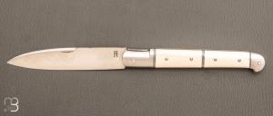  Couteau " Yssingeaux" par Romain Alvarez - RWL34 et ivoire de mammouth