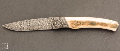    Le " 1820 Berthier " par Joël Grandjean - Ivoire de Mammouth et lame damas plume