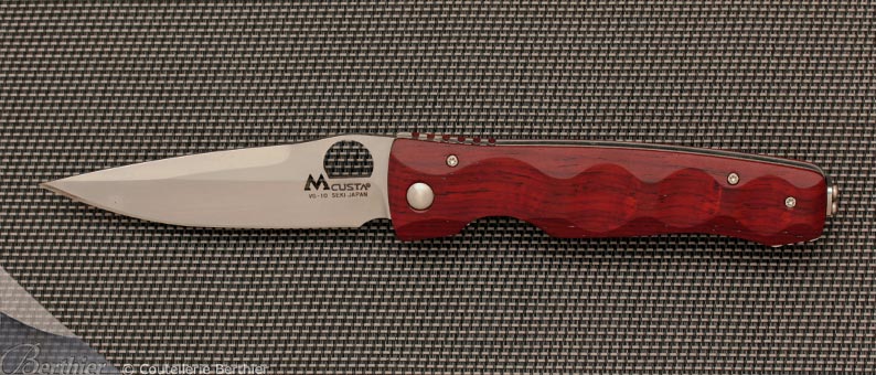 Couteau pliant MC-122 Tactility Cocobolo et VG-10 par MCUSTA